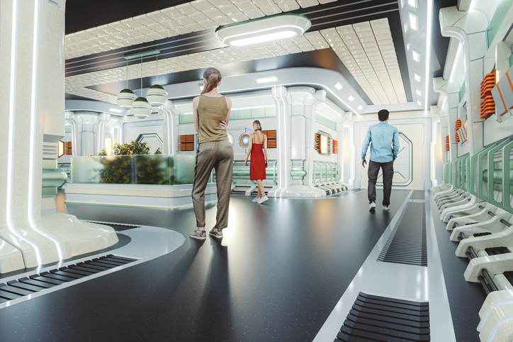 intérieur d'un bunker